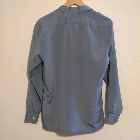 vintage Alexanders hand printed silk button down size medium - Picture 6 of 6